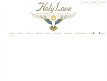 Tablet Screenshot of holylove.tv